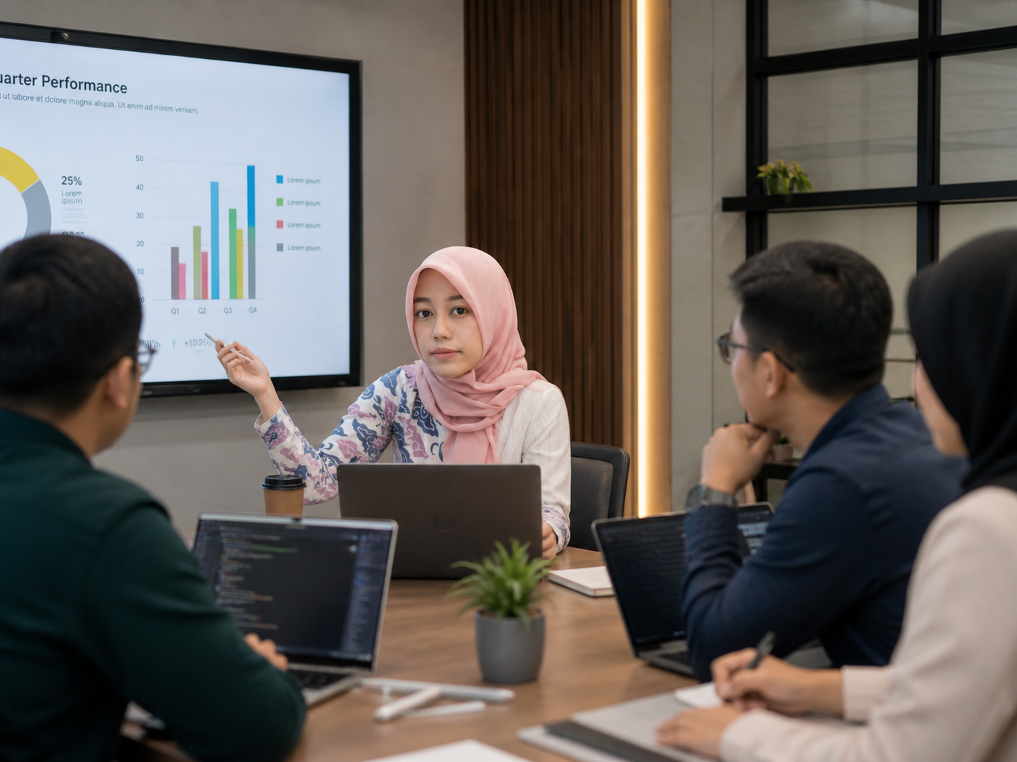 Visual perusahaan Berlian Tech